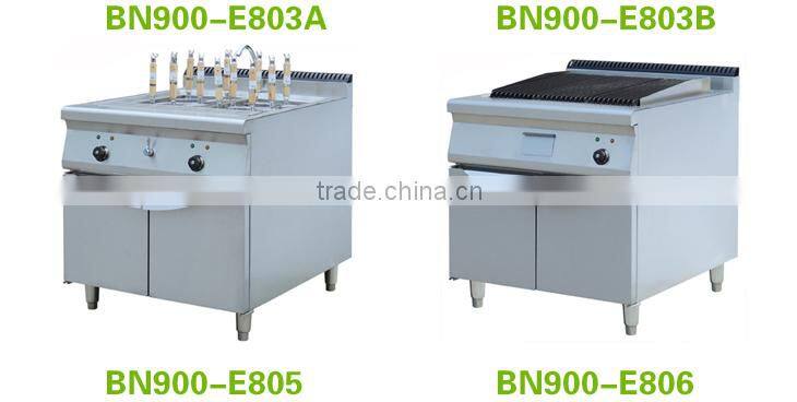 (BN900-E802L) Cosbao electric grill and griddle with digital control, stainless steel flat griddle, hotel kitchen equipment