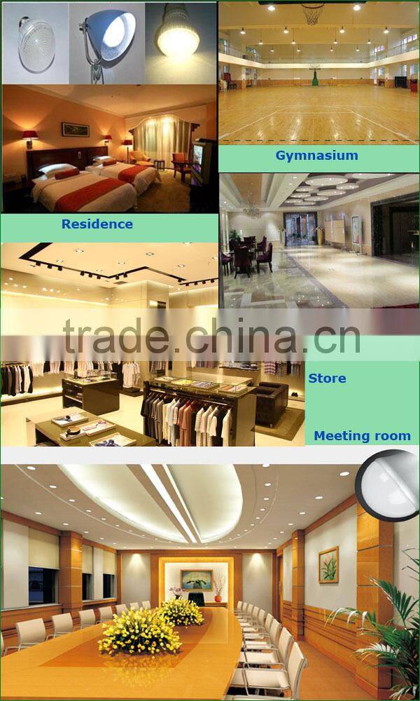 Aluminum+plastic heat sink A50 pear shape E27 LED lamp