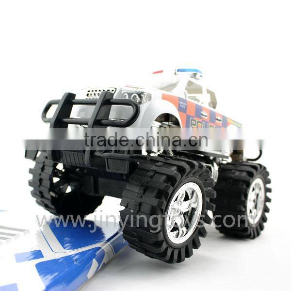 Friction toy car four wheel drive toy car with light and sound
