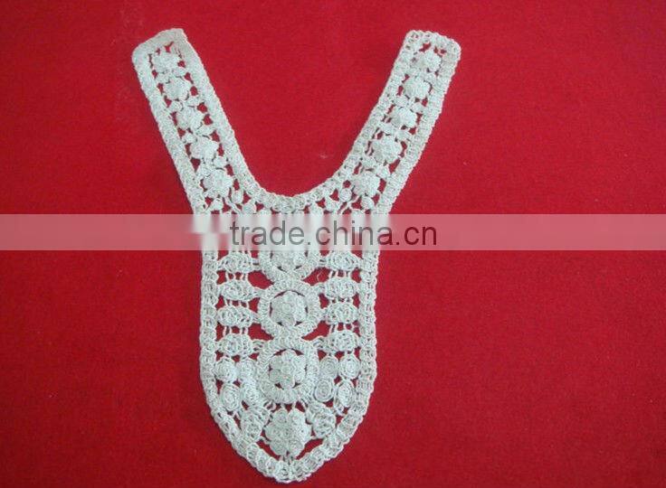 2015 wholesale new neck design with lace work