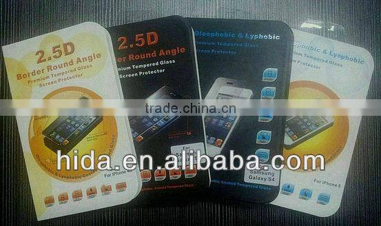High Quality Premium Real Tempered Glass Film Screen Protector for iPhone 5 5th