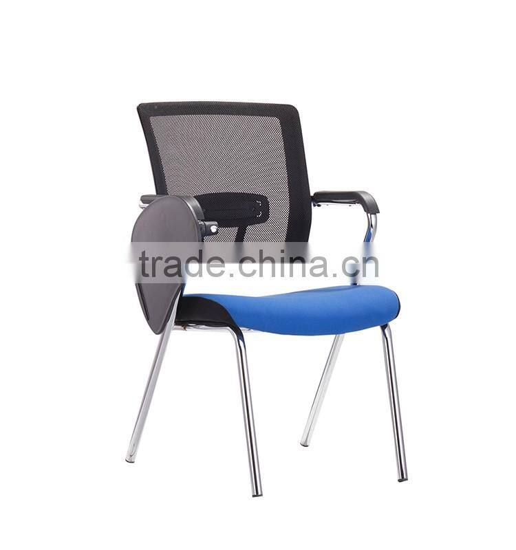 office backrest training chairs with support for writing