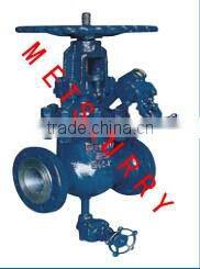 Ceramic Gate Valve with Blow-Sweep Hole