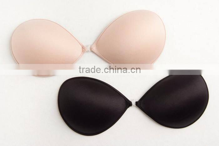 Custom Cheap See Through 34b Invisible Adhesive Silicone Thin Cup Bra
