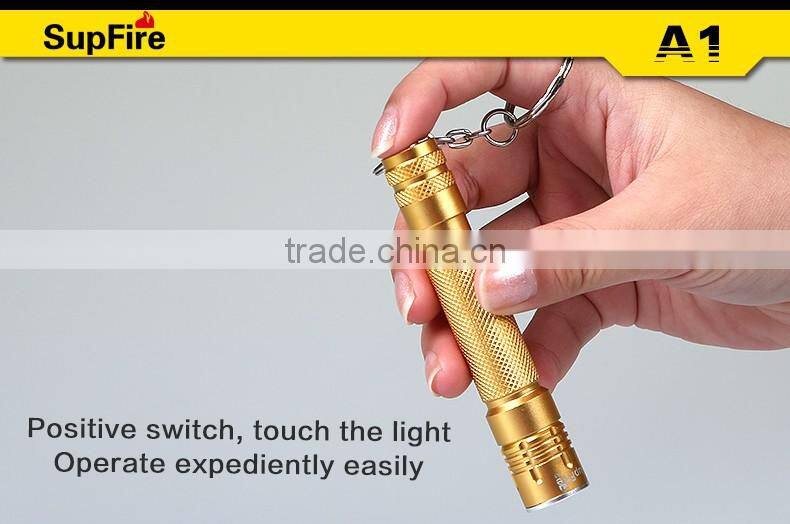Supfire 20g gift mini keyring led flashlight