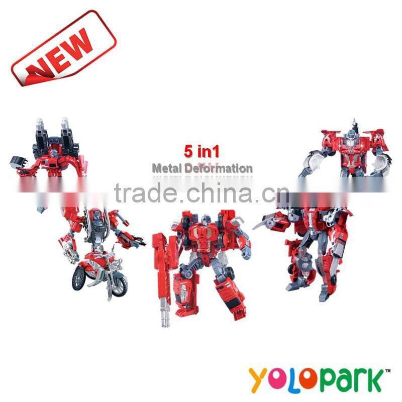 Newest high quality plastic transformable robot motor deformation robot and motor