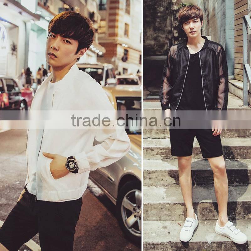 New summer men jacket top organza sun protection shirt designer clothing bask in the jacket