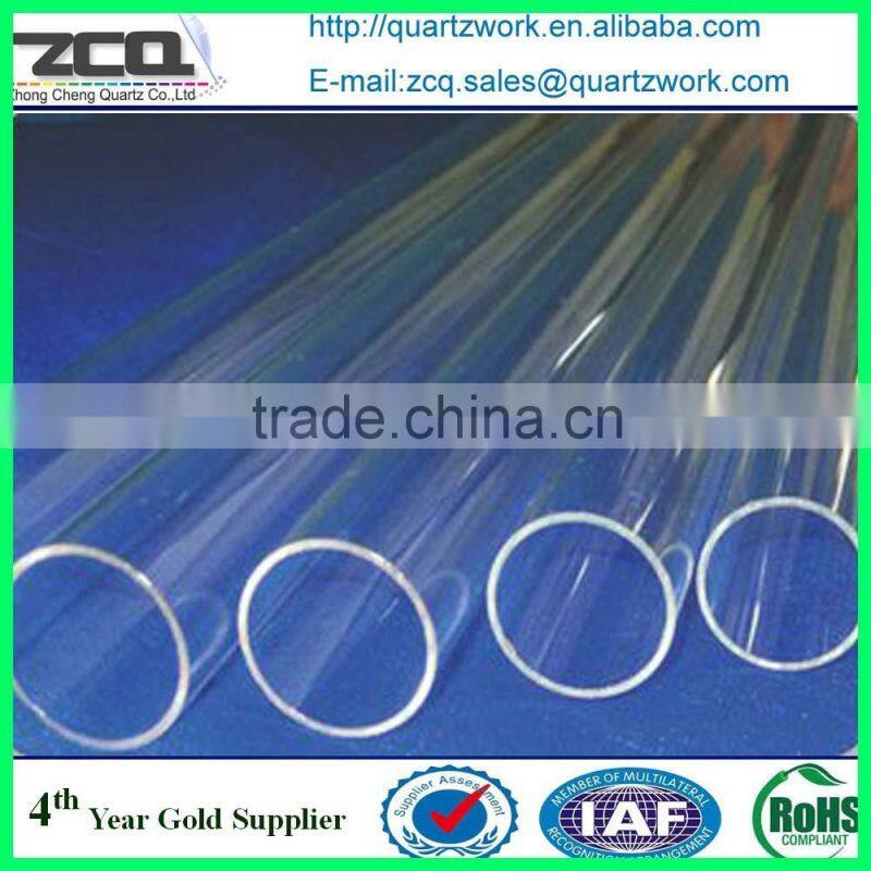 High temperature large Diameter Quartz Glass Tube for Sale