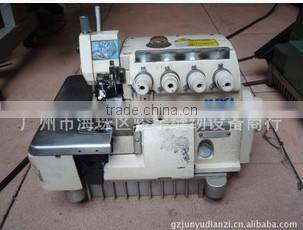 Second hand three threads eletronical industrial overlock sewing machine
