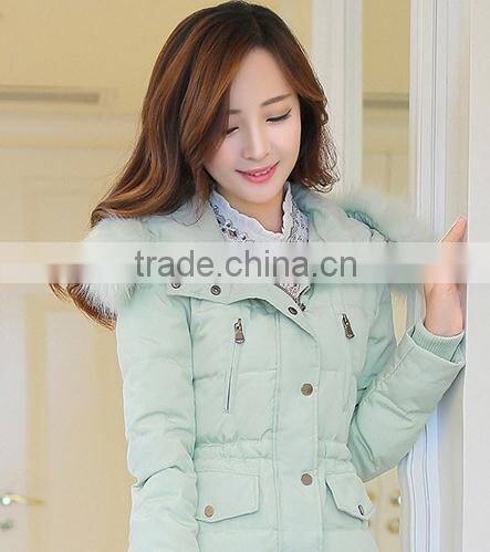 wholesale Korean female long down jacket