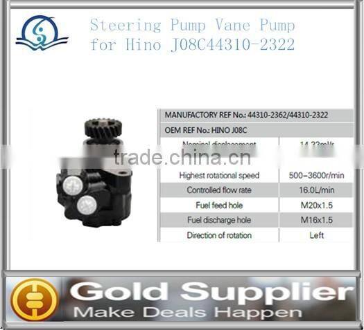 Brand New Power Steering Pump Vane Pump for Hino J08C 44310-2322