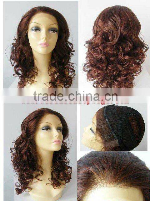 virgin indian remy T color lace front wigs