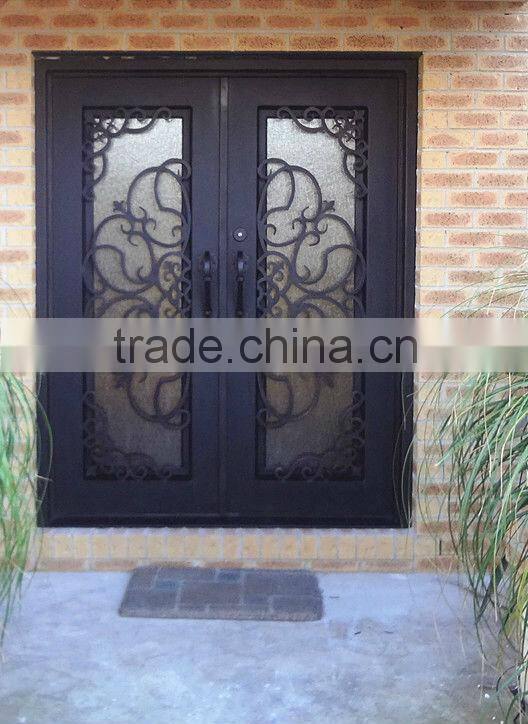 Top-selling handmade forging lobby entrance door