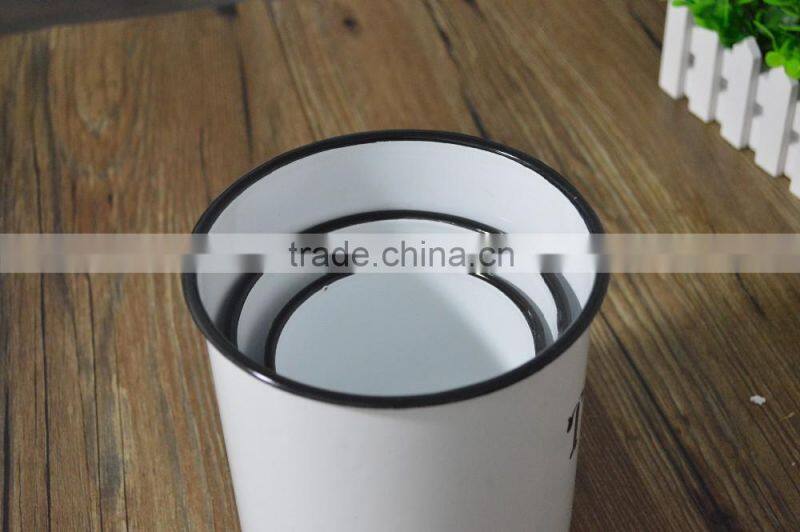 Metal enamel canister set,high quality tumbler