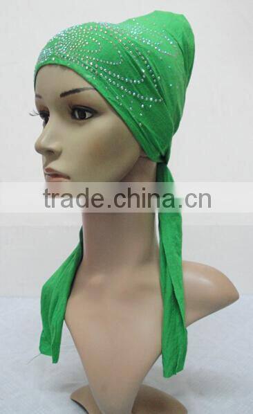 C071 new style jersey underscarf with much rhinestones