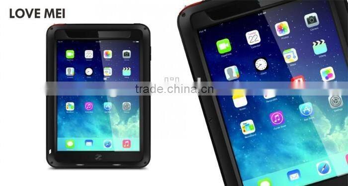 LOVE MEI Powerful AL metal phone cases for ipad mini case, Shockproof Waterproof Rugged Gorilla 6 colors optional