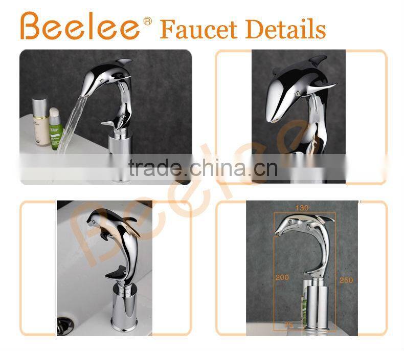 Novel !! Dolphin Style Automatic Basin Faucet
