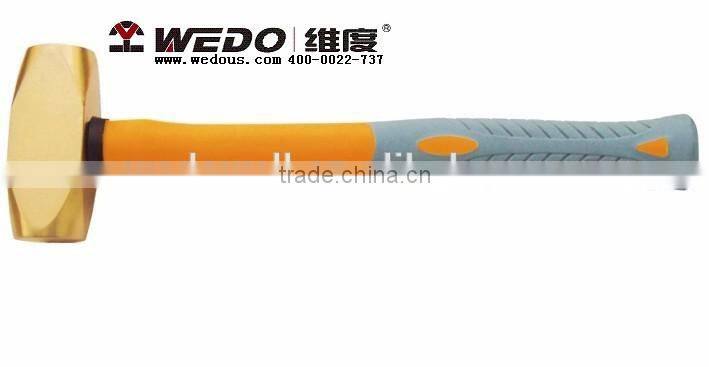 High quality Euro type brass flat hammer; Die forged;China Manufacturer;OEM service; No MOQ