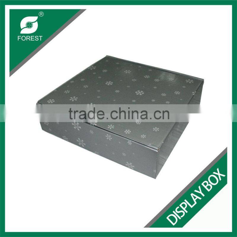 GLOSSY VARNISHED WHITE CORRUGATED DISPLAY CARTONS WITH DIVIDERS INSERTED