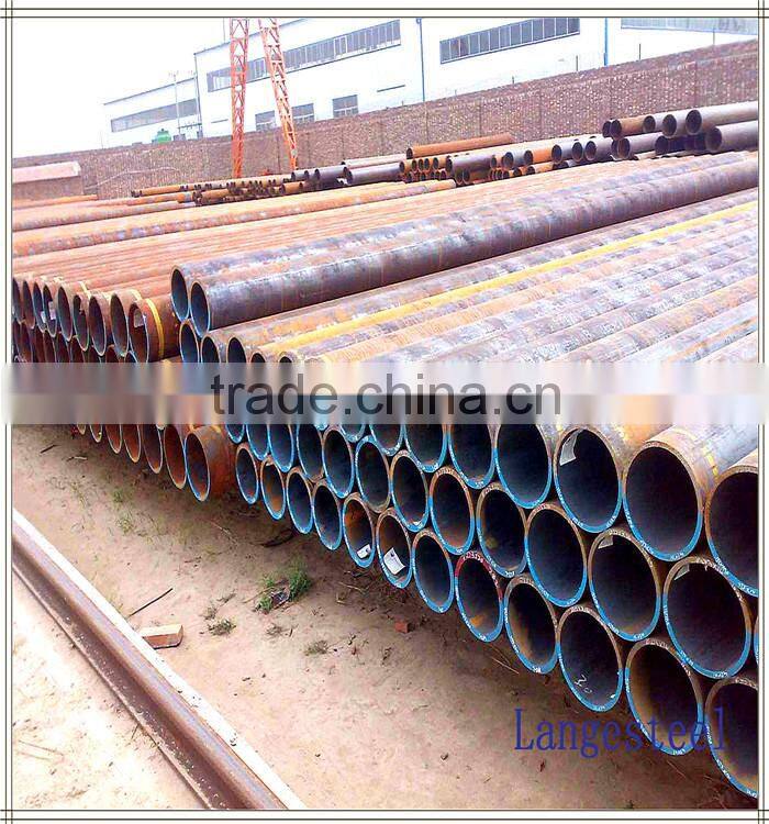 ERW round steel pipes black or oiled steel round tube