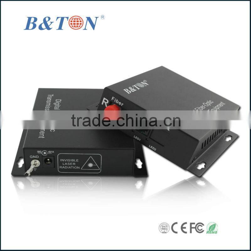 16 channel telephone fiber optic converter