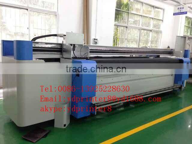 large format roll to roll printer/outdoor advertisement glass UV hybrid printer