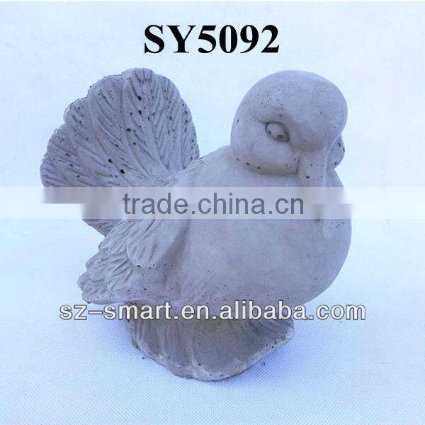 Cement garden frog aniaml statue