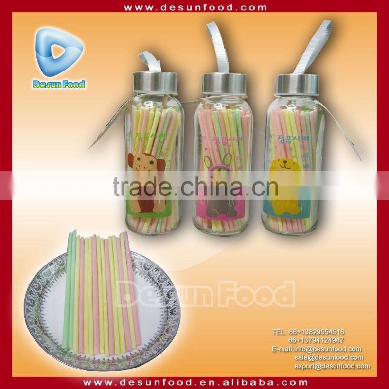cc fruit jam candy ccstick candy in glass water bottle