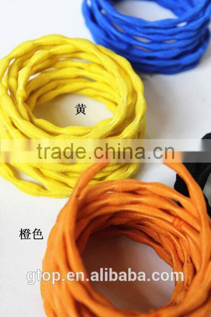 Wholesale rubber elastic hair circle cheap good quality R-0024
