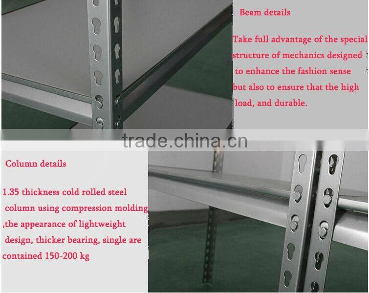 Supermarket Storage Steel Shelf / Metal Rack shelving System / Food Storage Shelves