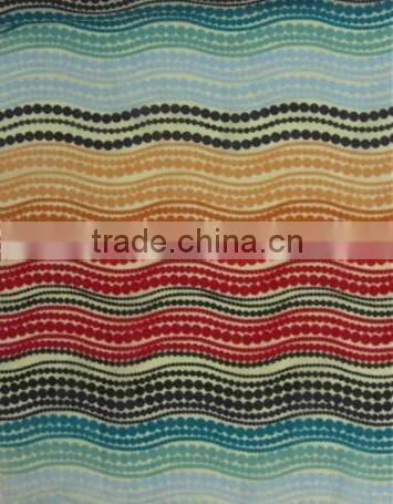 orange green wave mesh Spandex nylon 4070 Elastic print Fabric