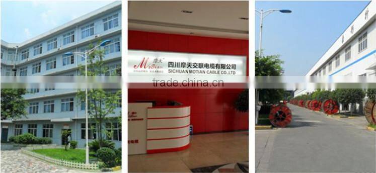 New design arrivial XLPE insulation cable aerial conductor for electric project