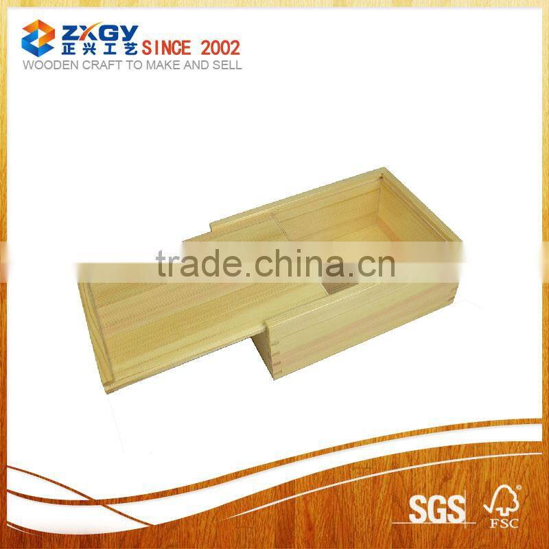 Rustic Wooden Box Empty Unfinished Wooden Box
