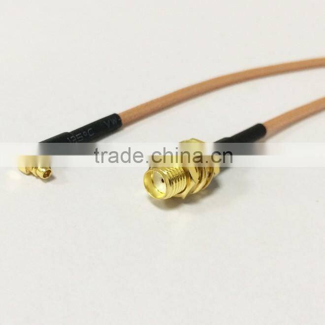 15CM 6 inch SMA female with socket to 3G modem connector MS156 right angle pigtail cable RG316
