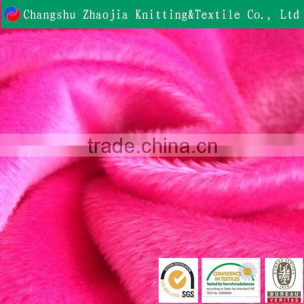 1-00 polyester cheap plush fabric per meter for winter overcoat ZJ065-3