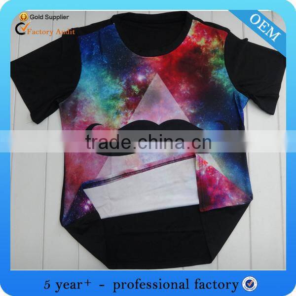 2015 new fashion 100% microfiber polyester shirts