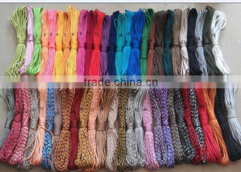 550 survival paracord Regular, Reflective, Glowing in dark comping rope