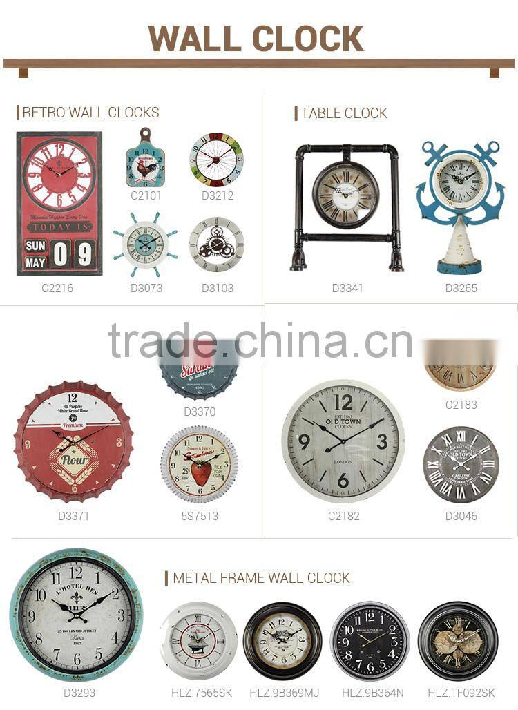 Custom Logo Antique Style Shot Start Stop Clock
