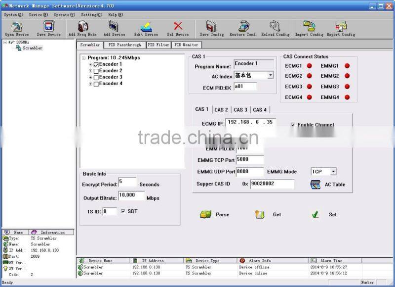 SC-3101 TS Stand Alone Scrambler for Digital TV Headend