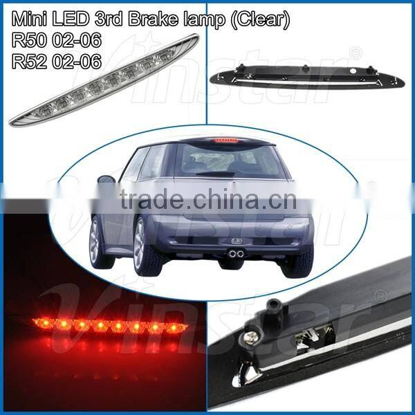 Mini LED Rally Light Mini R50 third brake light Mini R55 LED Fog light Mini LED Headlight F55 F56 with CE & E-mark