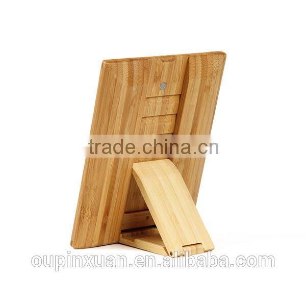 Elegant and simple folding bamboo tablet case/tablet holder .2014 New product ,
