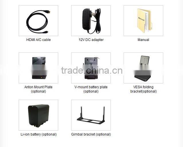 Lilliput TM-1018/O/P 10" IPS HDMI Monitor with Multi-touch capacitive screen Vector scope Audio Level Meter