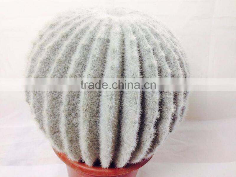 factory price hot sale artificial cactus ball shape with pot Echinopsis tubiflora