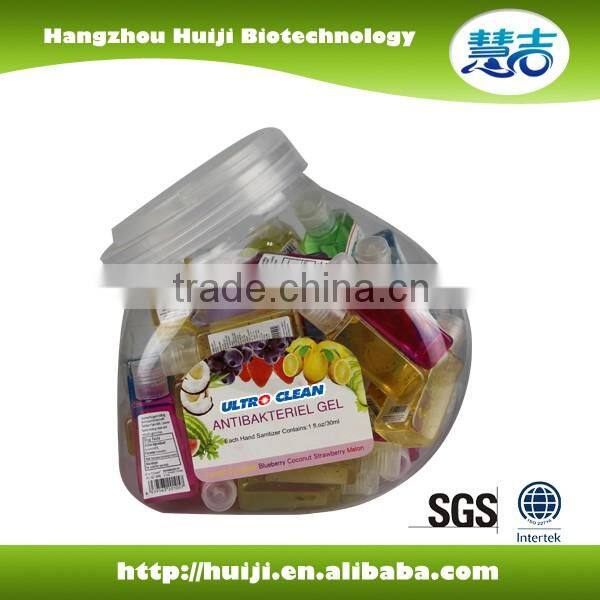 30ml antibacterial Waterless alcohol hand gel