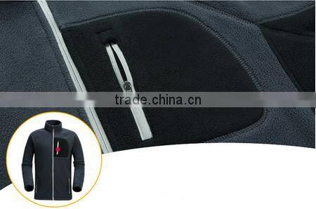 Girl sports polar fleece jacket