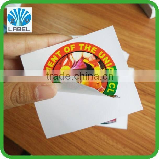 customized waterproof promotional die cut pvc sticker