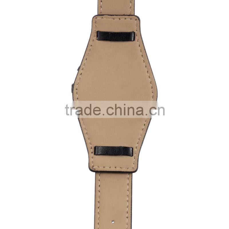 SKONE 9449 new design leather wrap around watch men