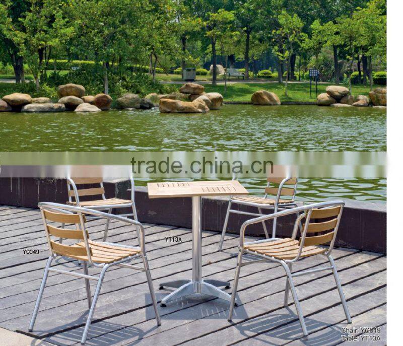 Restaurant dining table rectangular stainless steel top T07