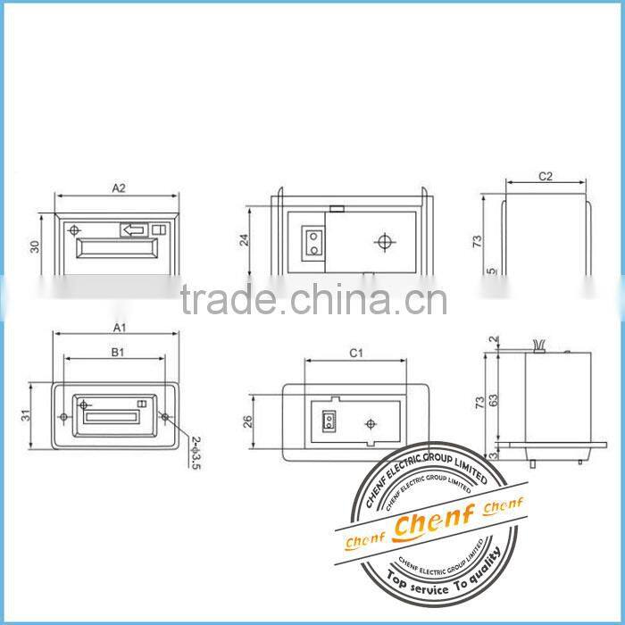 Newest CSK4-NKW Electromagnetic Counter 4 Digit 0-9999 110V With Press Reset Function