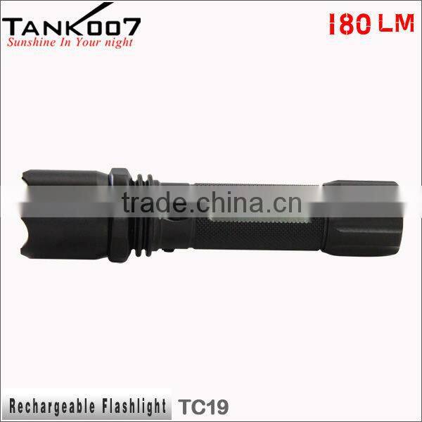 Rechargeable Aluminum Cree Q5 Led Flashlight 220Lumen TC19